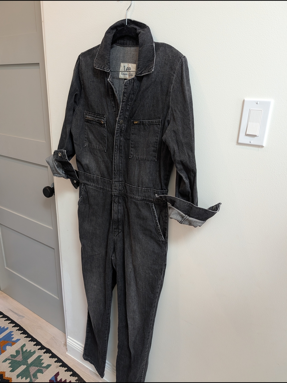 Lee Unionalls Black Denim Sz. Small